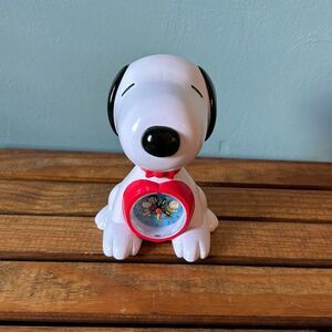Peanuts Snoopy alarm clock table clock collectible in box by Pacific Innovations